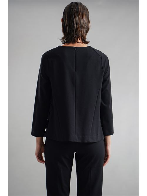 Maglia in viscosa GM by Gai Mattiolo | GM3504NERO